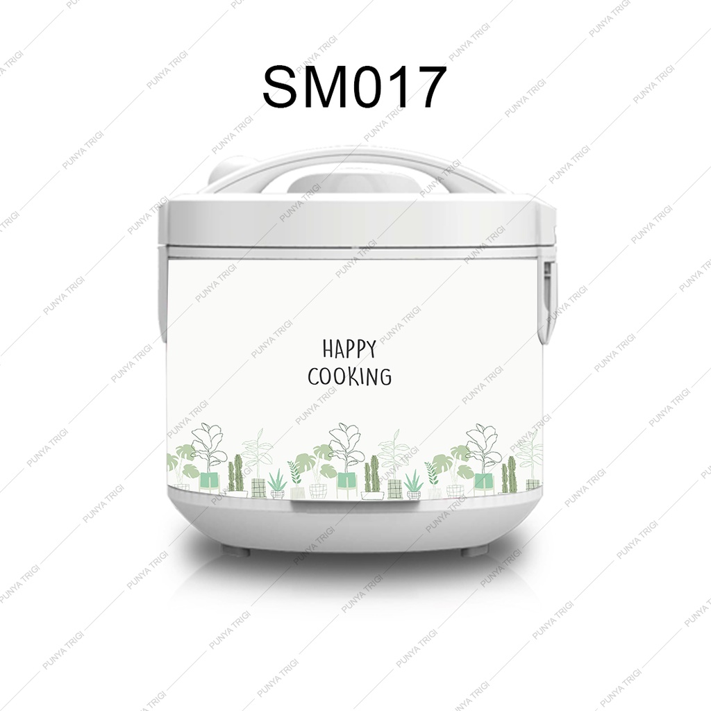 Stiker Magic com 1.8L STIKER Rice Cooker Motif Kaktus Tropical