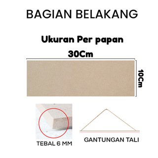 Hiasan dinding kayu walldecor shabby hijau pajangan rumah Dekorasi ruangan / dapur / toilet / kamar aesthetic