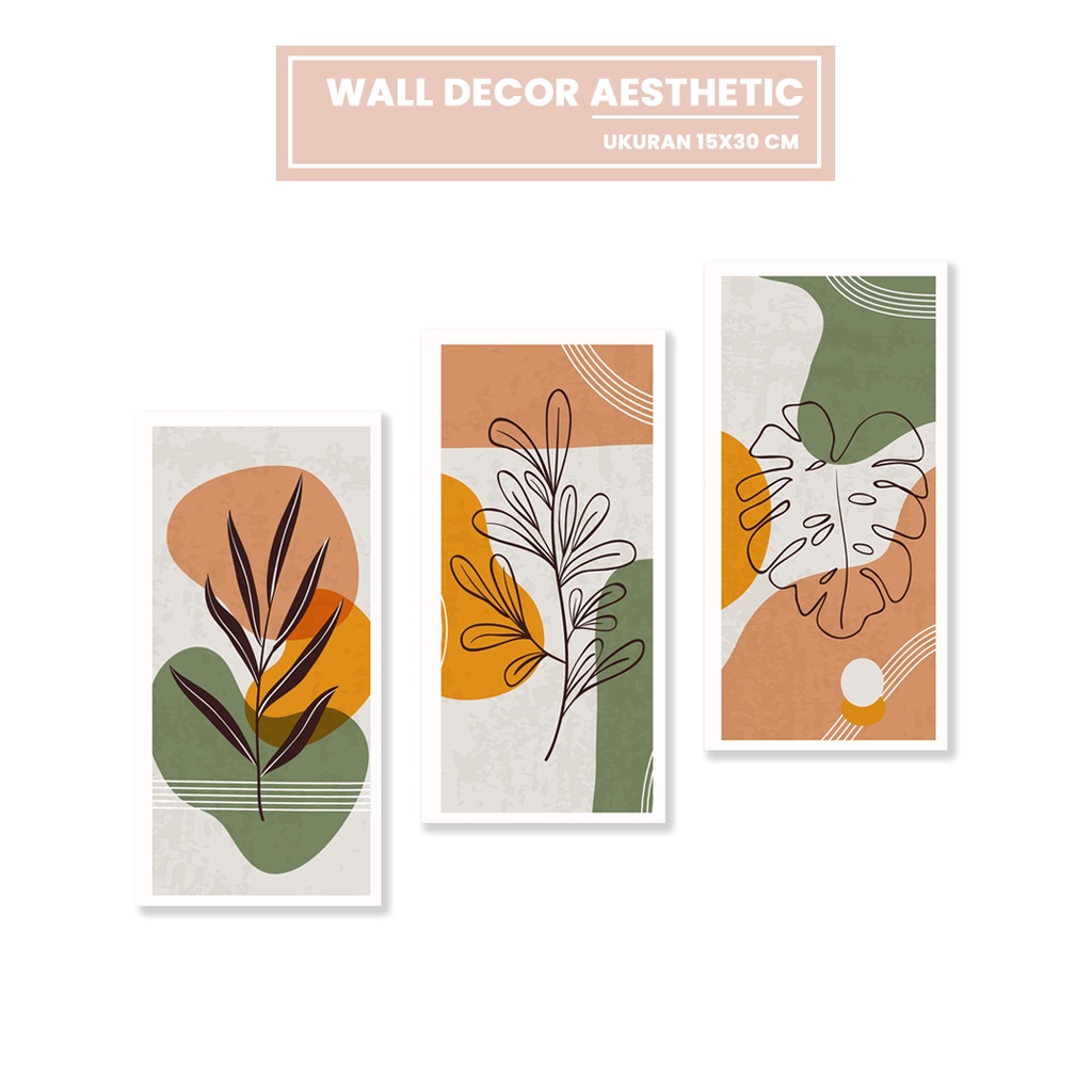 Hiasan dinding walldecor pajangan dekorasi rumah Motif Aesthetic