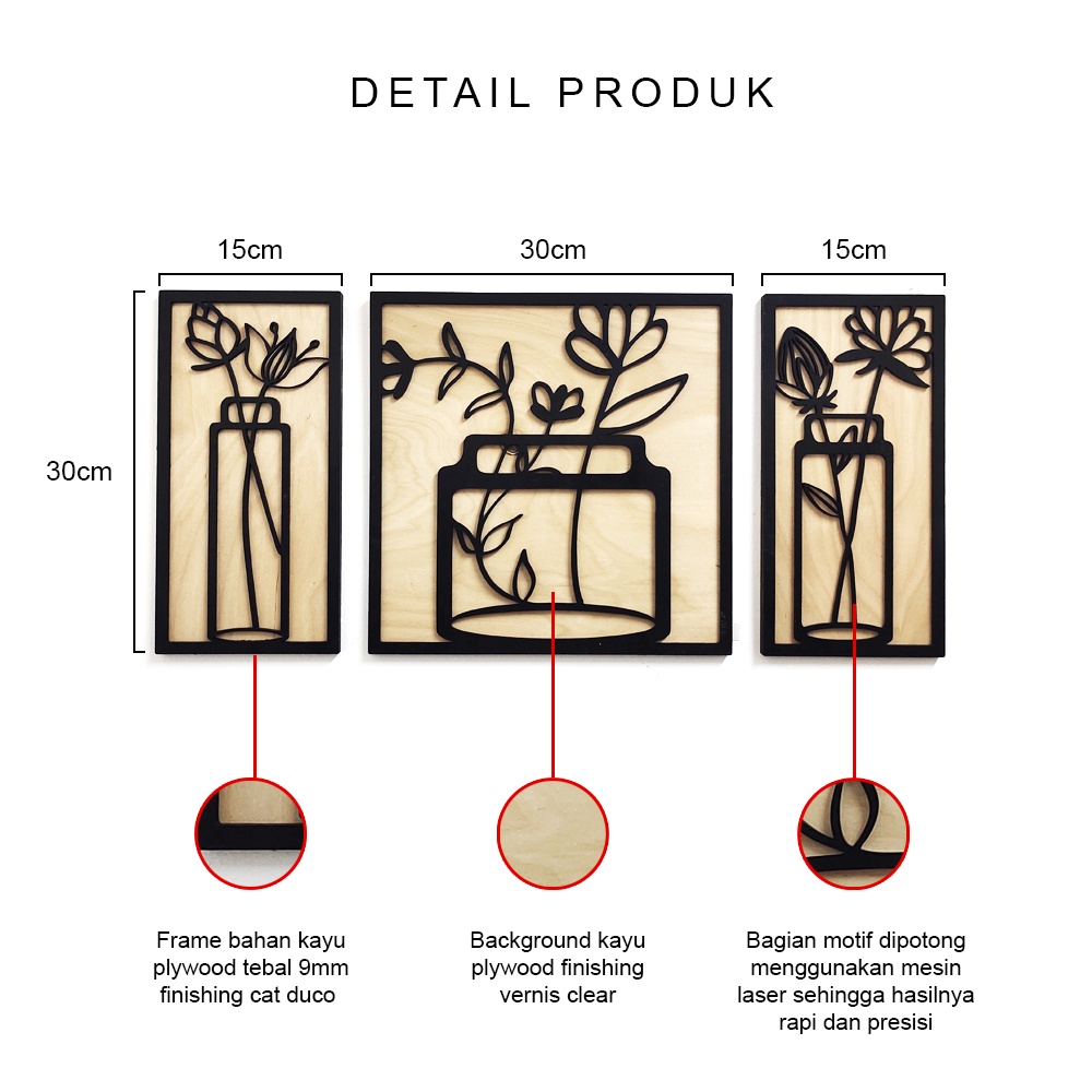 Hiasan Dinding Cut aesthetic hiasan ruang tamu pajangan dinding aesthetic