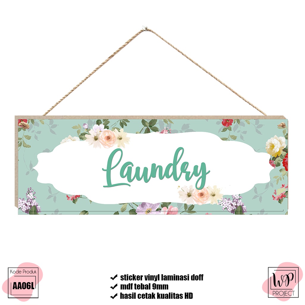 Hiasan dinding kayu walldecor shabby hijau pajangan rumah Dekorasi ruangan / dapur / toilet / kamar aesthetic