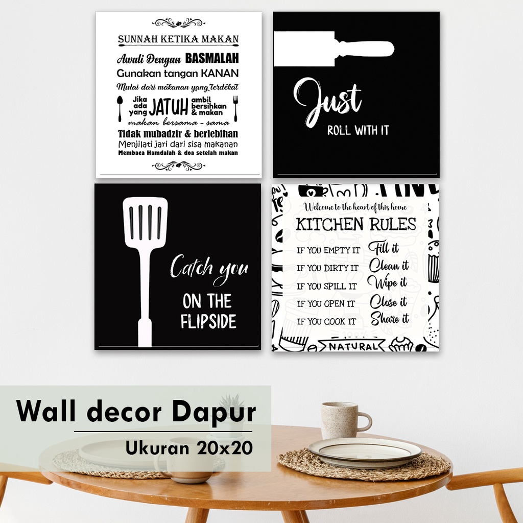 Hiasan dinding rumah wall decor pajangan dekotrasi kafe walldecor dapur