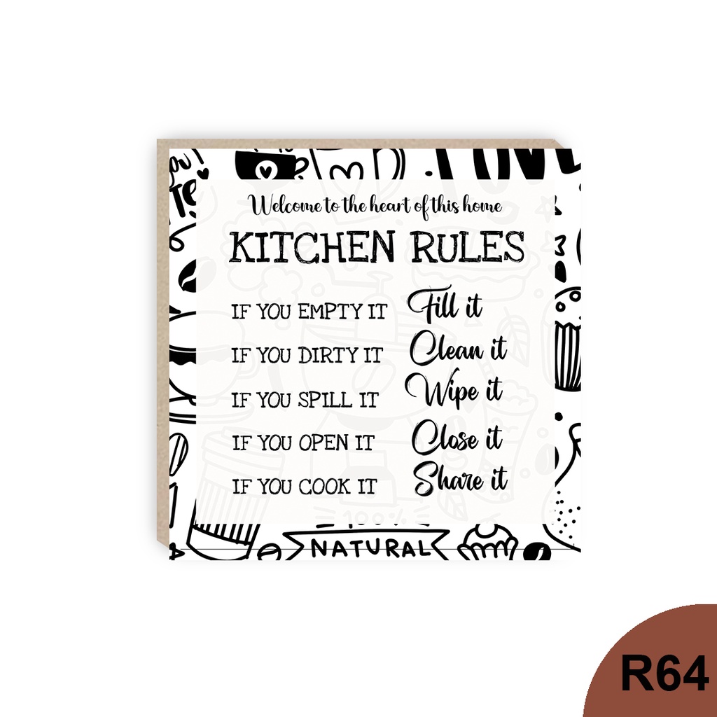 Hiasan dinding rumah wall decor pajangan dekotrasi kafe walldecor dapur