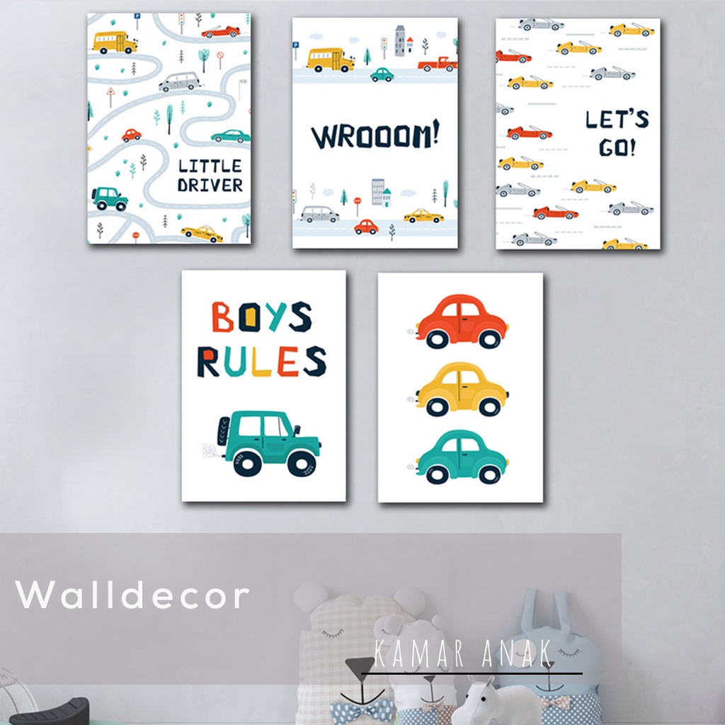 Hiasan dinding Walldecor kamar anak pajangan kayu dekorasi kamar
