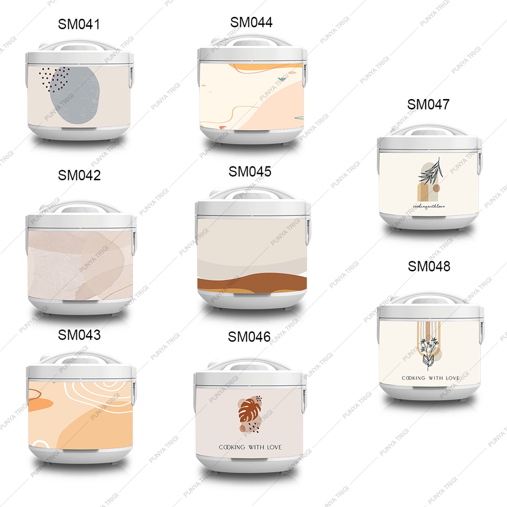 Stiker Magic com 1.8L Stiker Rice Cooker Motif Aesthetic