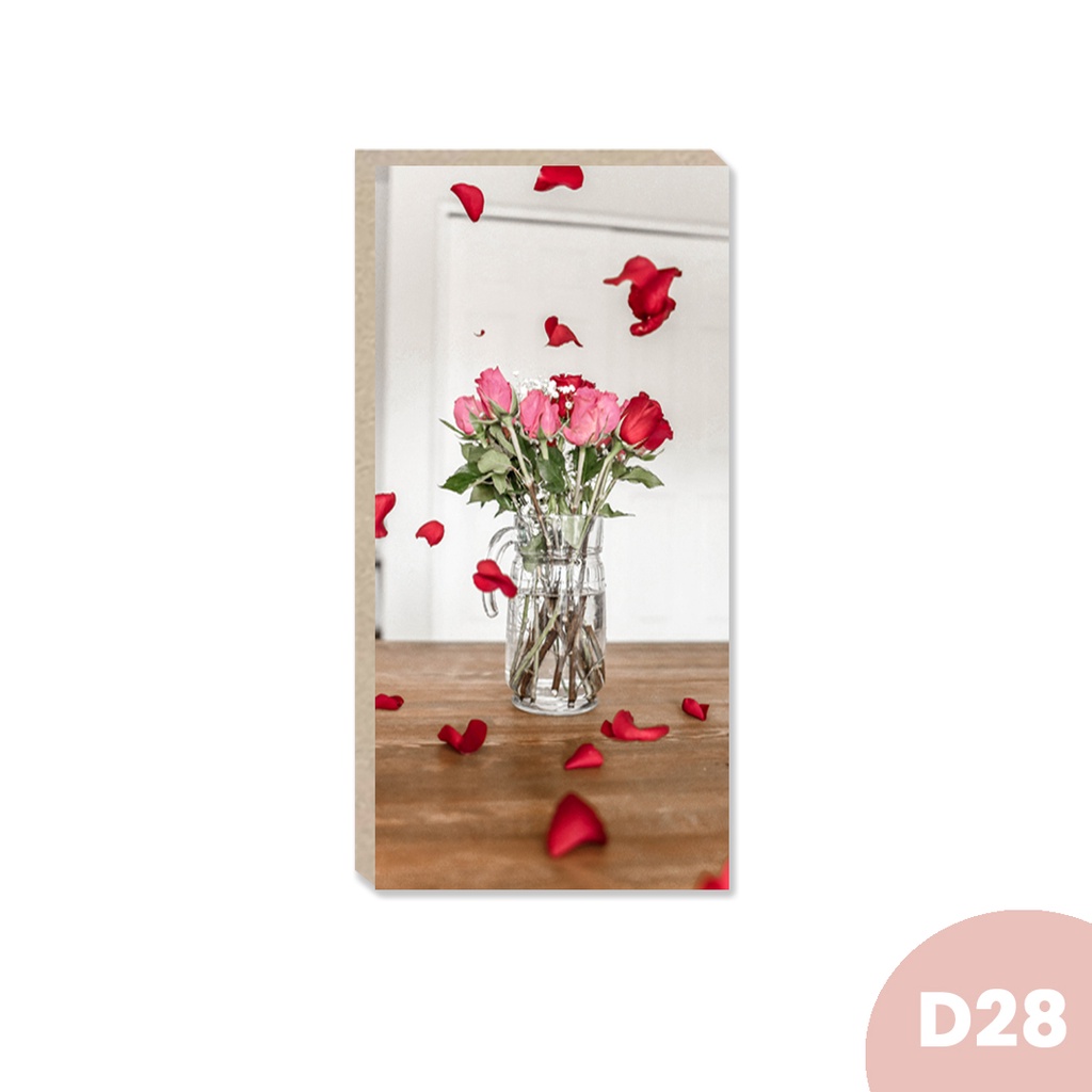 Hiasan dinding shabby chic motif bunga walldecor pajangan dekorasi dinding rumah