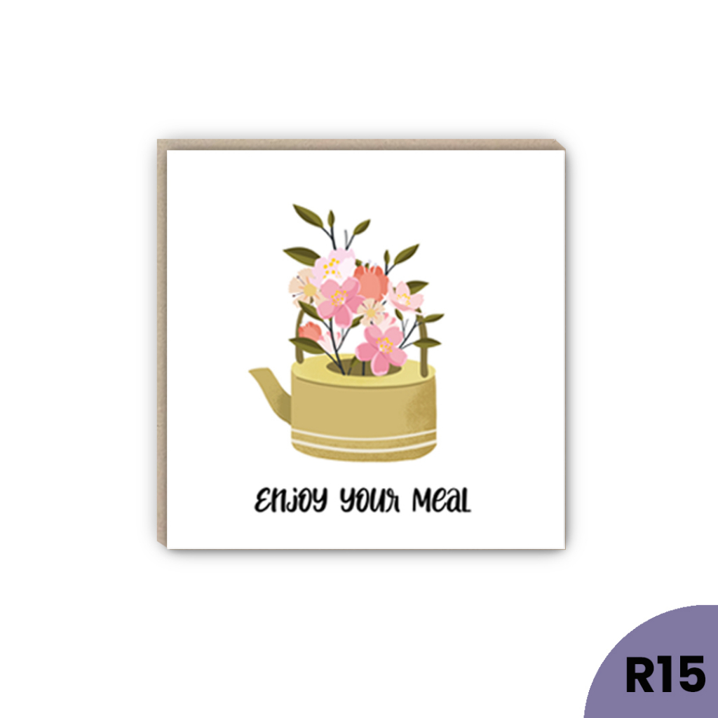 Walldecor Hiasan rumah Pajangan dinidng Quotes English Motif Bunga Dekorasi kamar / ruangan / dapur / Hiasan cafe Pajangan Minimalis