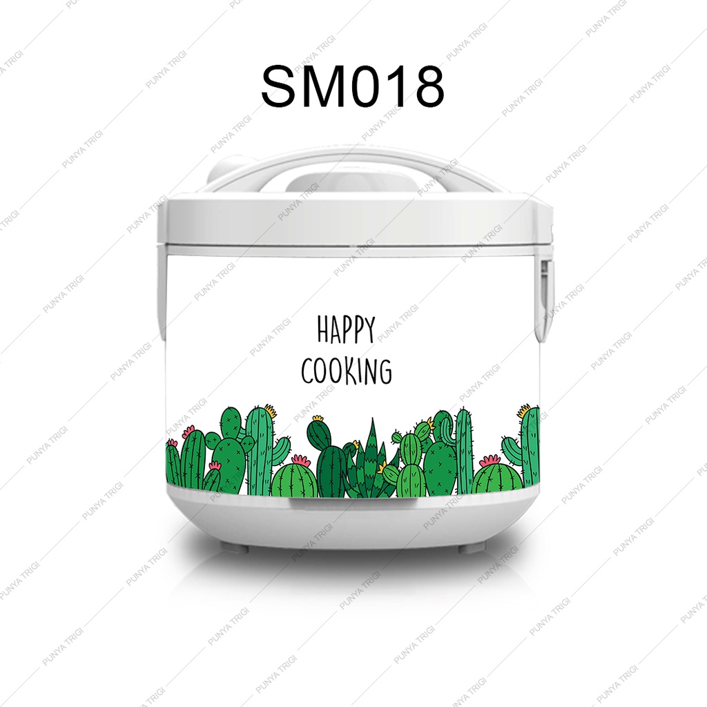 Stiker Magic com 1.8L STIKER Rice Cooker Motif Kaktus Tropical