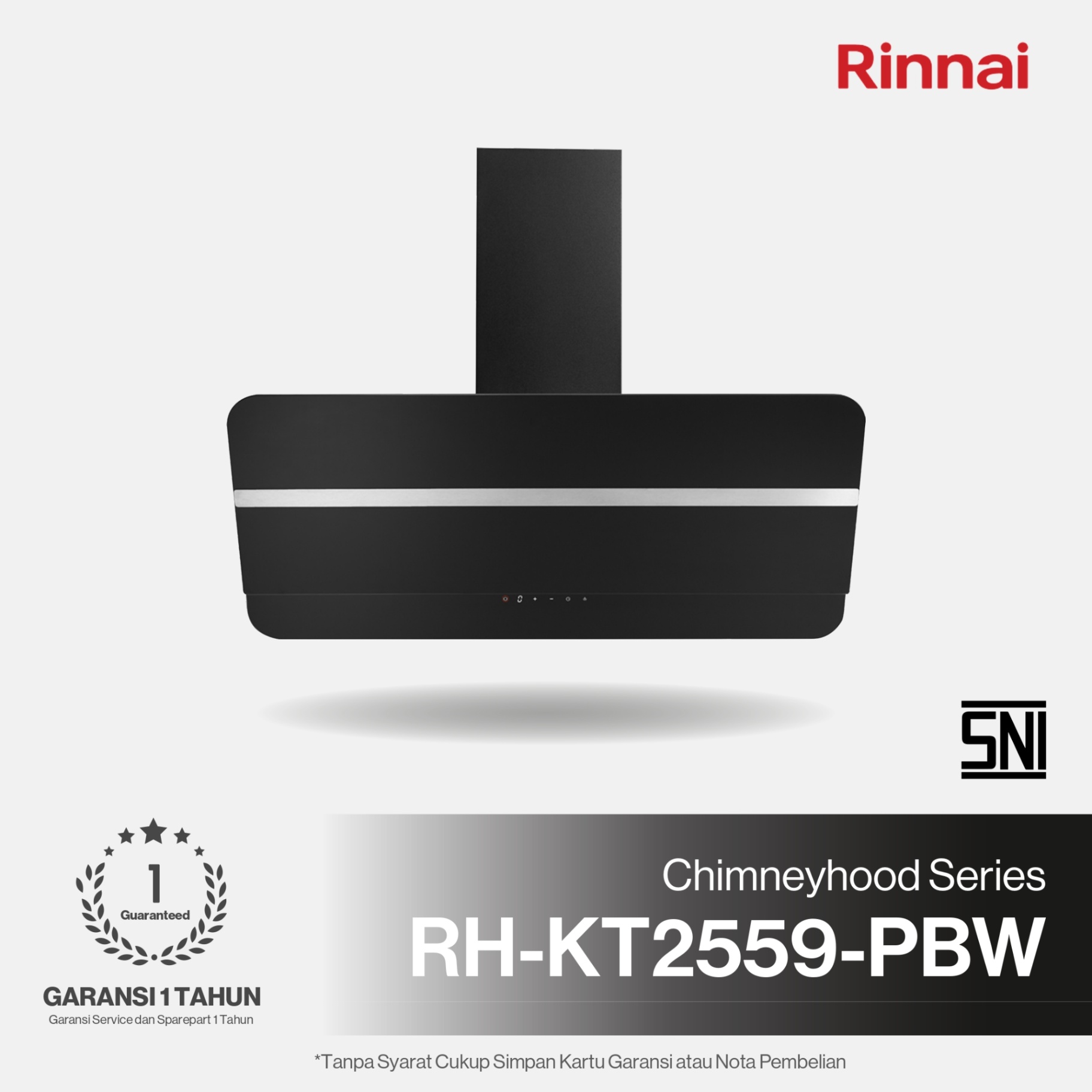 Rinnai Tudung Kompor - RH-KT2559-PBW Rinnai Cooker Hood