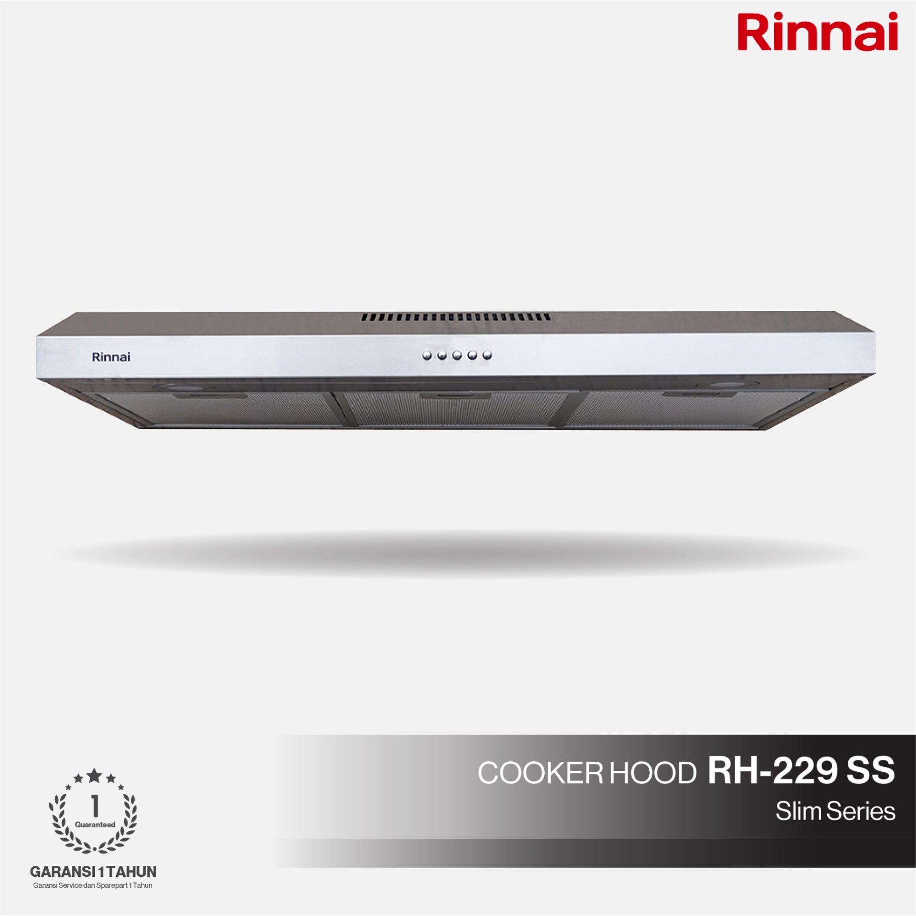 Rinnai Tudung Kompor - RH-229SS Rinnai Cooker Hood