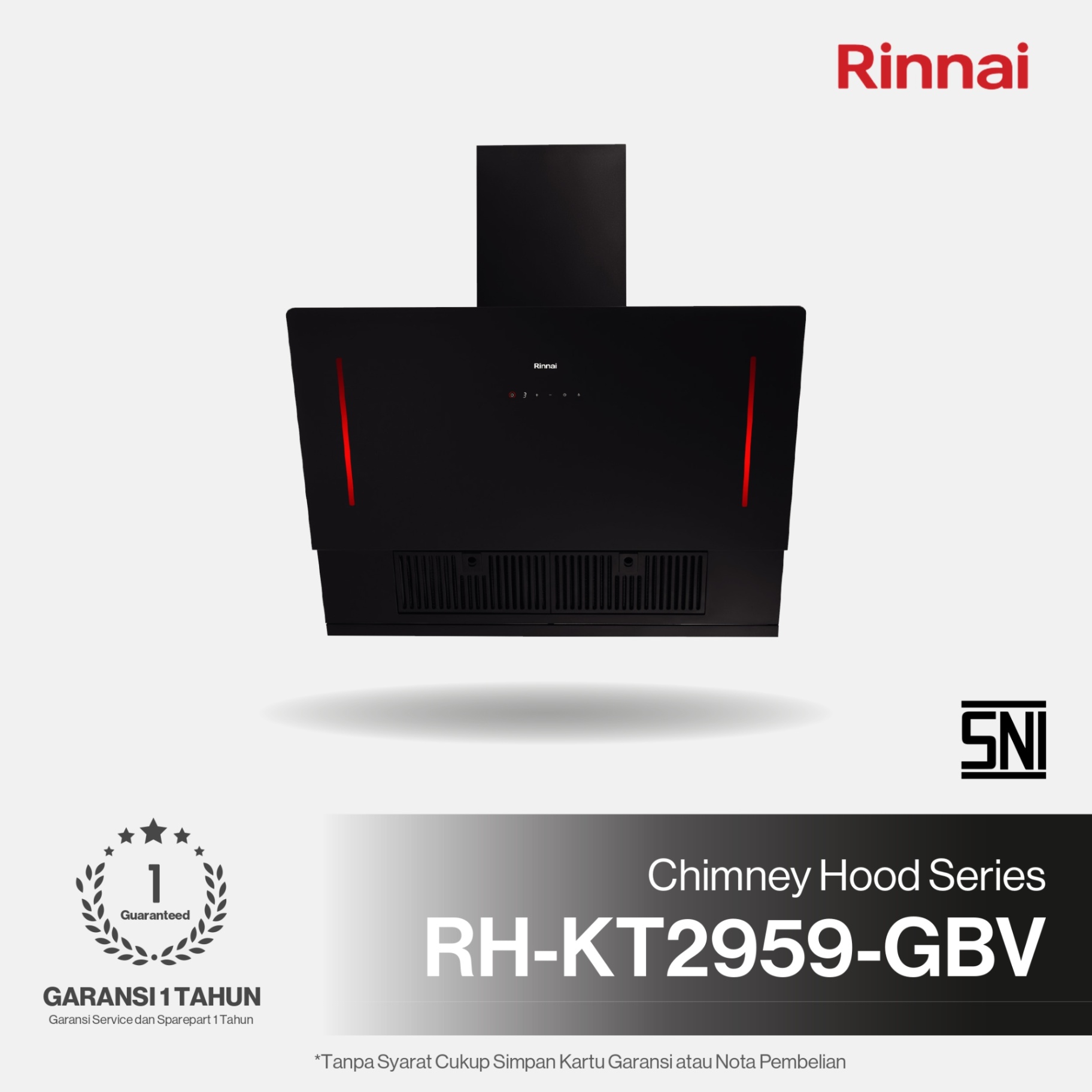 Rinnai Tudung Kompor - RH-KT2959-GBV Rinnai Cooker Hood