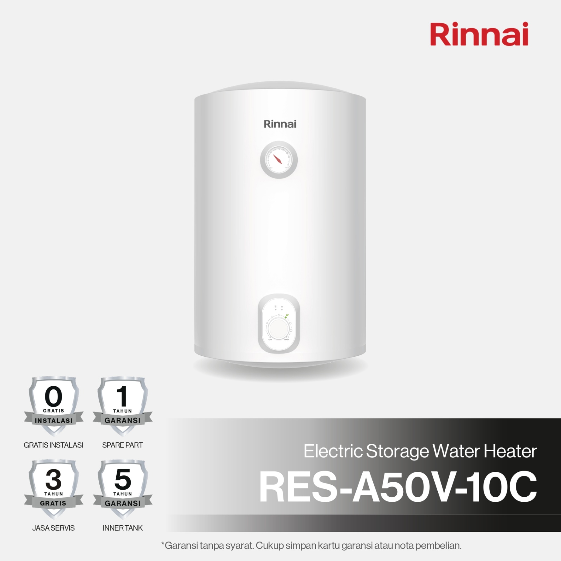Rinnai Water Heater RES A50V-10C Rinnai Electric Water Heater