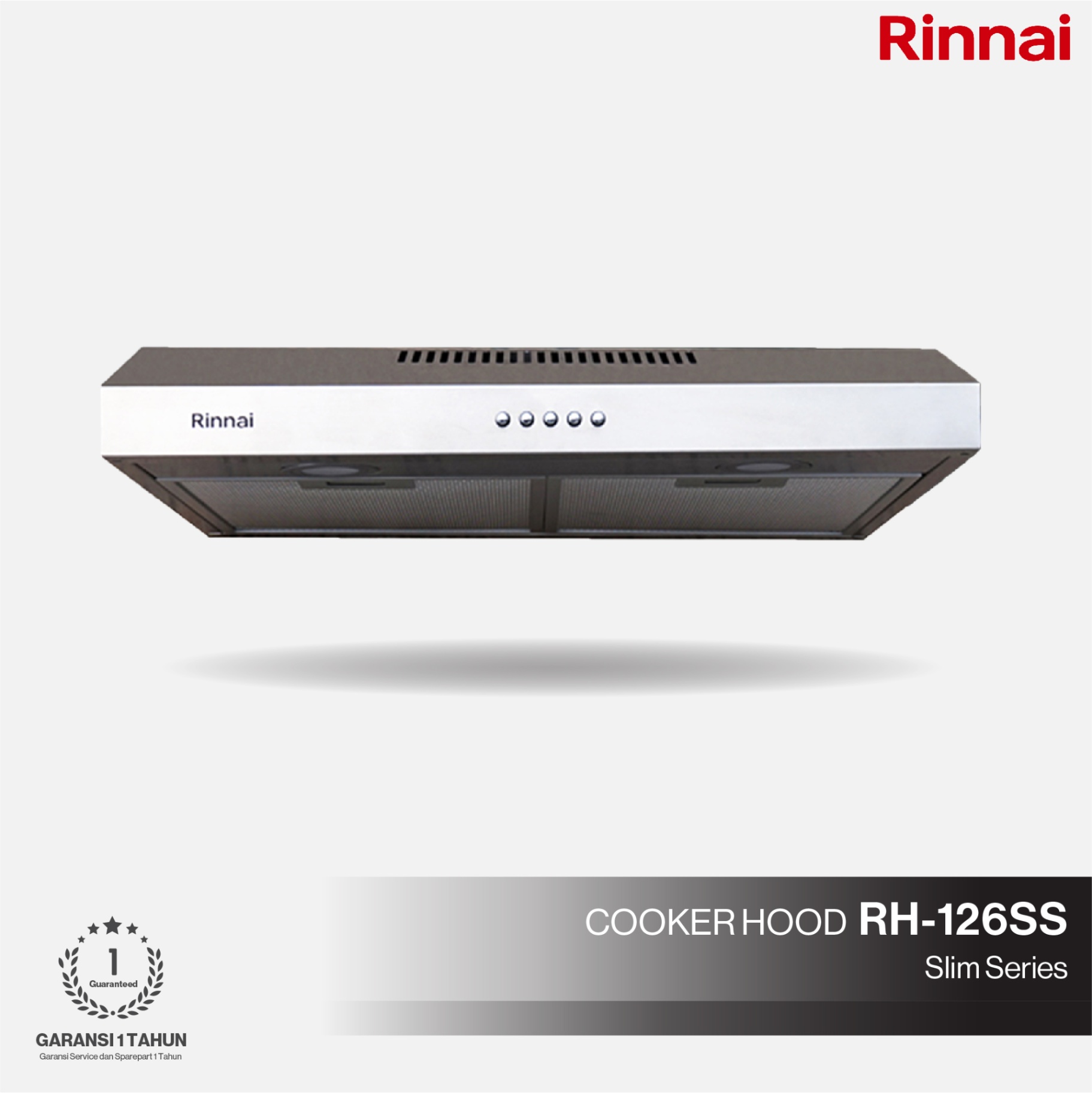 Rinnai Tudung Kompor - RH-126SS Rinnai Cooker Hood