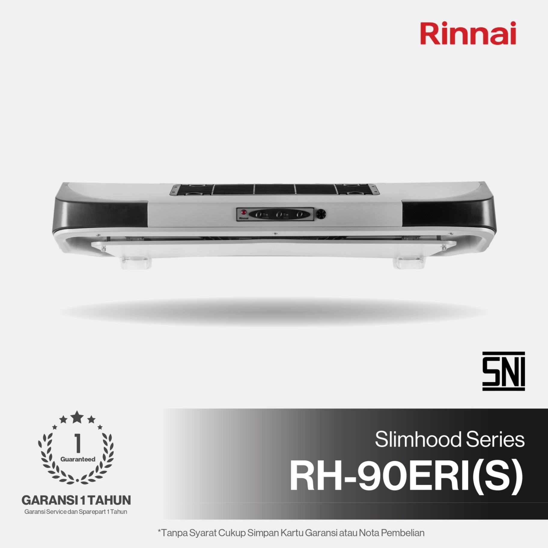 Rinnai Tudung Kompor - RH-90ERI(S) Rinnai Cooker Hood