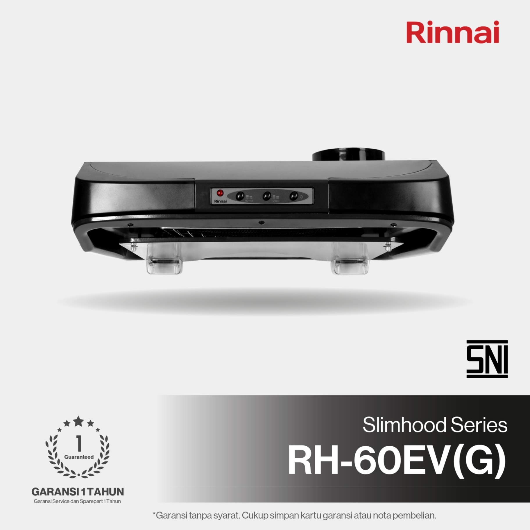 Rinnai Tudung Kompor - RH-60EV (G) Rinnai Cooker Hood