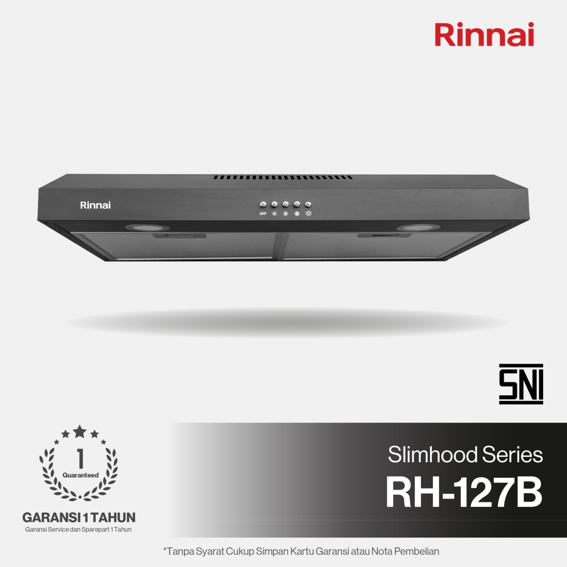 Rinnai Tudung Kompor - RH-127B Rinnai Cooker Hood