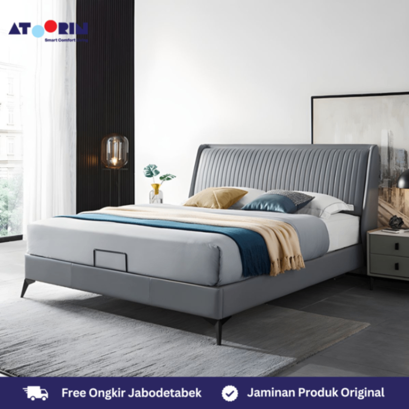 ATOORIN Chloe Bed Set - Set Tempat Tidur Mewah dengan Nappa Leather