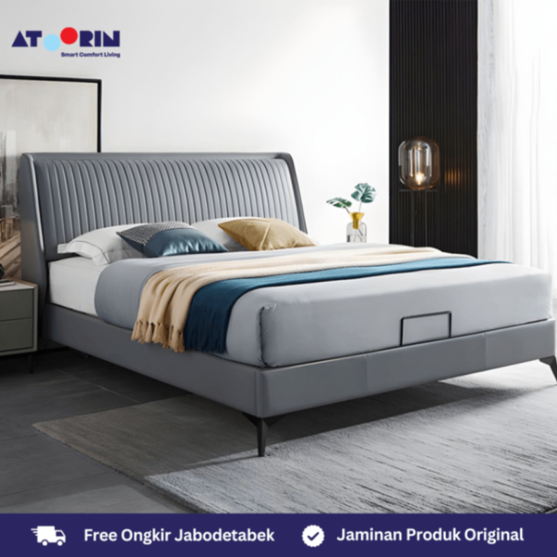 ATOORIN Chloe Bed Set - Set Tempat Tidur Mewah dengan Nappa Leather