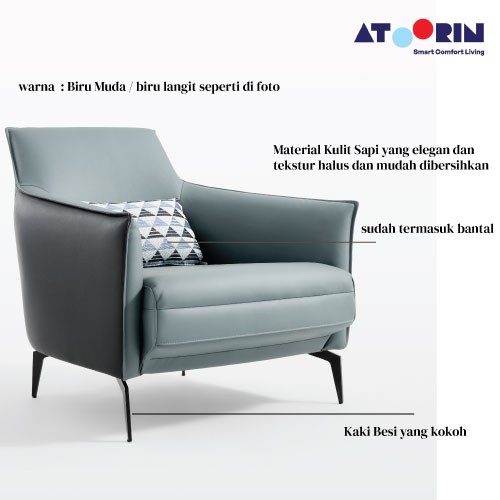 ATOORIN - Kane One Seater - Dudukan Satu Sofa / Leisure Chair