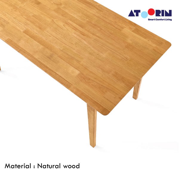 ATOORIN - Yoreum Dining Set 6 Chair - Kursi Makan Set - Natural Wood