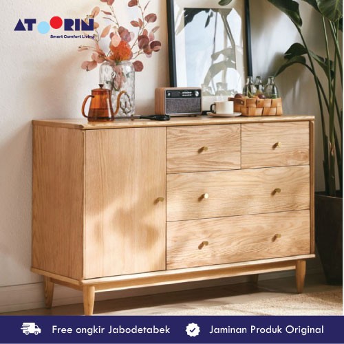 ATOORIN - Ryua Cabinet - Cabinet Penyimpanan Berbahan Kayu