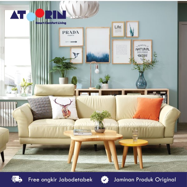 ATOORIN - Summer Three Seater - Sofa Tiga Dudukan - Sofa Kulit