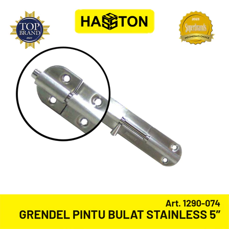 Hasston Grendel Pintu Bulat Full Stainless 5" (1290-074)