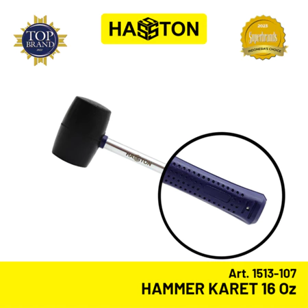 HASSTON Hammer Karet Gg. Besi 16 Oz (1513-107)