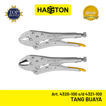 Hasston Tang Buaya / Tang Jepit / Locking Grip Pliers (4320)