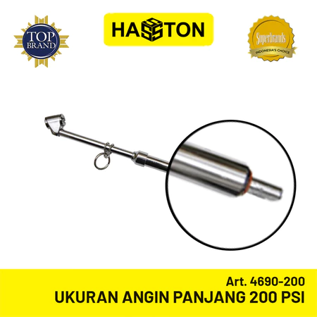 Hasston Alat Ukur Angin Ban 200 PSI Panjang / Tire Gauge (4690-200)