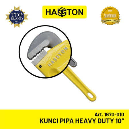 Hasston Kunci Pipa Besi Heavy Duty 10" / pipe wrench (1670-010)