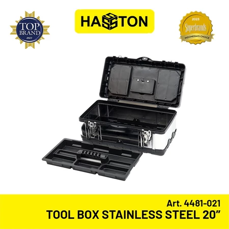 Hasston Tool Box 20" / Kotak Perkakas Stainless Steel (4481-021)