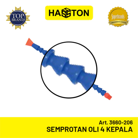 Hasston Selang Oli Fleksibel 4 Kepala Tanpa Stop Kran (3660-206)