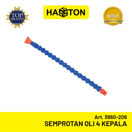 Hasston Selang Oli Fleksibel 4 Kepala Tanpa Stop Kran (3660-206)