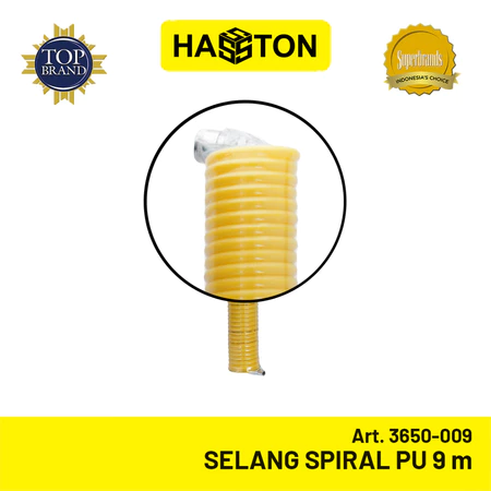 Hasston Recoil Hose 9M / Selang Spiral / Selang Angin Kompresor (3650-009)