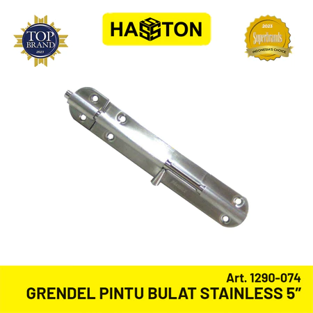 Hasston Grendel Pintu Bulat Full Stainless 5" (1290-074)