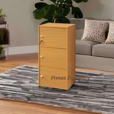 Lemari Rak Buku Serbaguna 3 Susun Verona Series Pienza Furniture