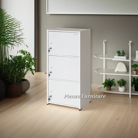 Lemari Rak Buku Serbaguna 3 Susun Verona Series Pienza Furniture