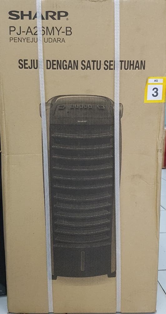 SHARP PJ-A26MY-B AIR COOLER A26MY Hitam Garansi Resmi