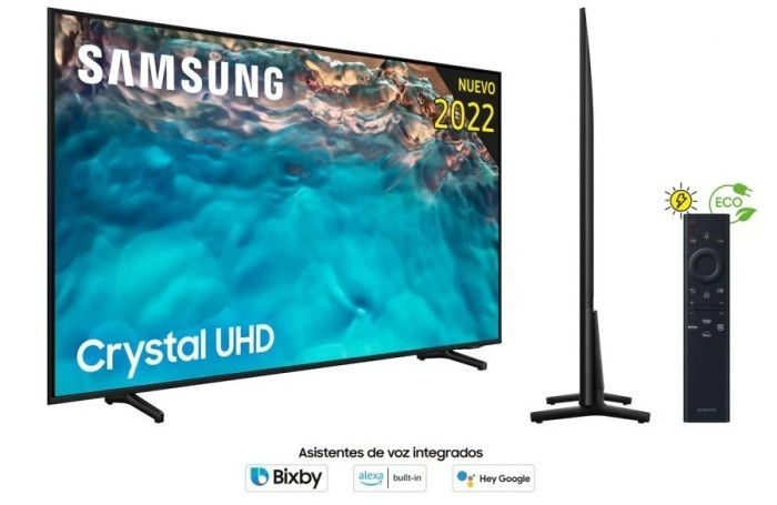 SAMSUNG UA55BU8000 CRYSTAL UHD 4K SMART TV 55 INCH 55BU8000 NEW 2022