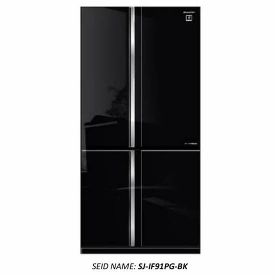 SHARP SJ-IF91PG-BK KULKAS SIDE BY SIDE 4 PINTU SJIF91PGBK Inverter New