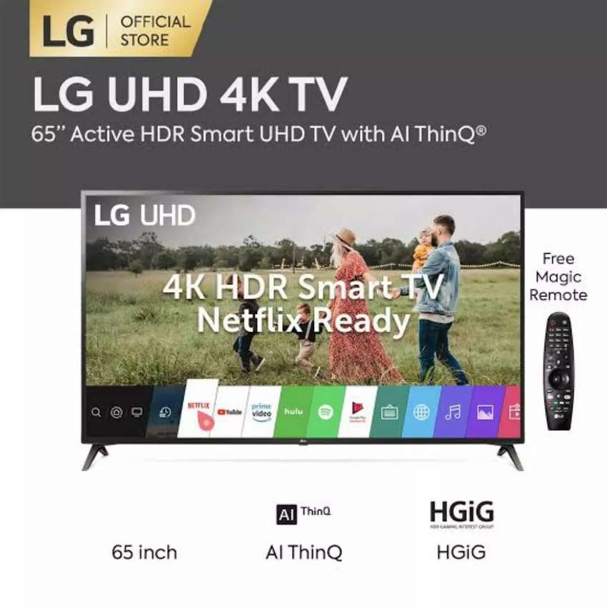 LG 65UN7300PTC TV LED 4K SMART TV 65UN7300 UHD 65 INCH AI ThinQ 2020