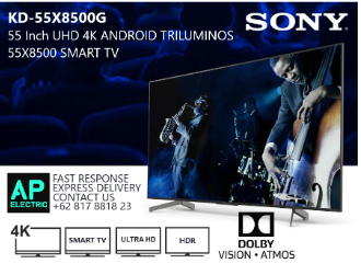 SONY KD-55X8500G 55 Inch UHD 4K ANDROID TRILUMINOS 55X8500 SMART TV