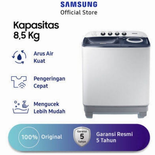 Samsung WT85H3210MG Mesin Cuci 2 Tube 8.5 Kg WT85H WT85H3210 WT85