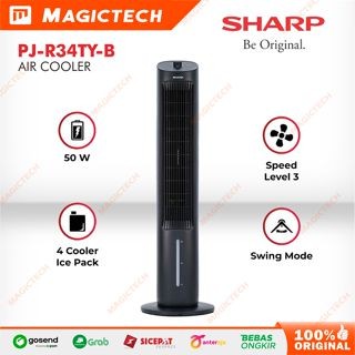 Sharp PJ-R34TY-B Tower Air Cooler R34TY PJR34TYB