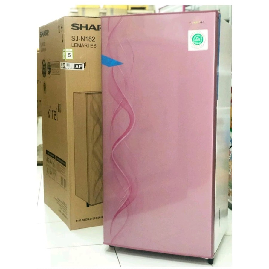 SHARP SJ-N162D KULKAS 1 PINTU 133L SJN162 SJN162D Garansi Resmi