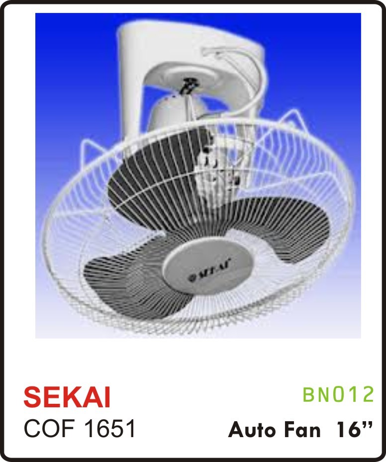 Ceiling Orbit Fan / Kipas Angin Sekai COF-1651 16" (40 cm)