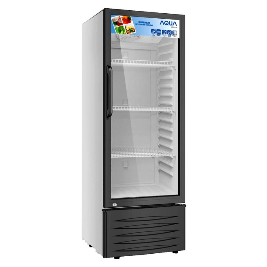 AQUA AQB-231 Showcase Display Cooler 220 Liter 3 RAK GARANSI RESMI