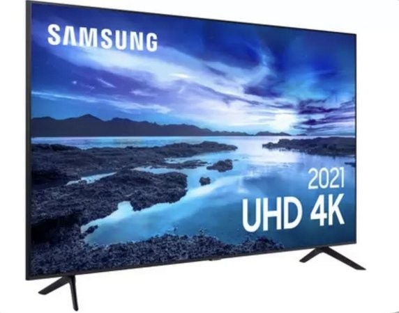 SAMSUNG CRYSTAL UHD 2021 43AU7700 LED SMART TV 43 Inch UA43AU7700KXXD