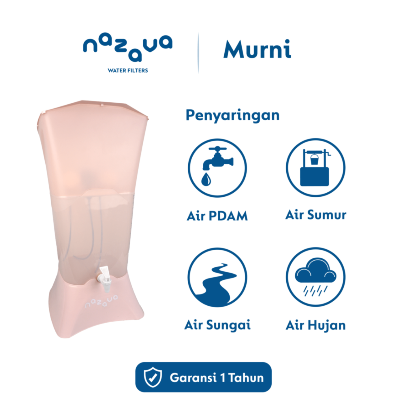 Water Purifier - Nazava Murni 3 Filter - Filter Air Minum